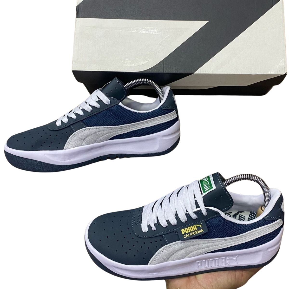 COMPRAR TENIS PUMA CALIFORNIA HOMBRE 2025. ¿Buscas los Tenis Puma California Hombre al mejor precio? En Onlineshoppingcenterg te explicamos todo lo que necesitas saber antes de comprar, con información real y útil para que elijas bien.  ¿Qué son los Tenis Puma California Hombre? Los Puma California son zapatillas clásicas, cómodas y con estilo. Ideales para uso diario, deporte casual o salir con amigos.  ✅ Materiales: Cuero sintético, lona o gamuza (depende del modelo). ✅ Suela: Liviana y flexible para mayor comodidad. ✅ Estilo: Diseño retro y urbano.  Precio de los Puma California Hombre El Puma California hombre precio varía según el modelo y la oferta:  Puma California clásicas.  Puma California 2 (nuevo modelo)  Puma California negra o rojos  En Onlineshoppingcenterg siempre tenemos ofertas Puma California hombre 2025 con envío gratis.  ¿Cuál es la diferencia entre Puma California y Adidas? Característica	Puma California	Adidas similares Estilo	Más retro y minimalista	Más deportivo Precio	Más económico	Más caro Ofertas Especiales en Onlineshoppingcenterg Puma California hombre descuento (hasta 30% OFF).  Puma California hombre envío gratis (compras sobre $250.000 COP).  ¿Listo para Comprar? COMPRAR TENIS PUMA CALIFORNIA HOMBRE AHORA   ¿Dudas? Escríbenos por WhatsApp o visita nuestra tienda. ¡Te ayudamos!  1. ¿Cómo son de talla los Tenis Puma California para hombre? Los Tenis Puma California Hombre suelen ajustarse true to size (talla real). Sin embargo, si tienes el pie ancho, recomendamos media talla más. Por ejemplo:  Si usas talla 42, puedes probar con 42.5 para mayor comodidad.  Consulta nuestra guía de tallas Puma California para más detalles.  2. ¿Los Puma California son cómodos para caminar? Sí, los Puma California Hombre destacan por su suela ligera y plantilla acolchonada, ideales para uso diario y caminatas prolongadas. Su diseño casual-deportivo los hace versátiles para el día a día.  3. ¿Dónde comprar Tenis Puma California Hombre al mejor precio? En ONLINESHOPPINGCENTERG ofrecemos los Tenis Puma California Hombre al mejor precio, con envío rápido y seguro. Además, contamos con: ✅ Ofertas exclusivas ✅ Descuentos por compra múltiple ✅ Garantía de calidad  4. ¿Los Puma California son aptos para correr? Los Puma California están diseñados para estilo casual, no para running de alto impacto. Si buscas tenis para correr, te recomendamos modelos como los Puma Velocity Nitro.  5. ¿Cómo limpiar los Tenis Puma California? Para mantenerlos como nuevos:  Usa un cepillo suave y jabón neutro.  Limpia la suela con un paño húmedo.  Evita lavadoras y secadoras.  6. ¿Los Puma California son de buena calidad en ONLINESHOPPINGCENTERG? ¡Sí! En ONLINESHOPPINGCENTERG solo vendemos productos 100% garantizados.  7. ¿Cuál es la diferencia entre Puma California y Puma Suede? Característica	Puma California	Puma Suede Estilo	Más minimalista y clásico	Más urbano y robusto Material	Cuero sintético y lona	Gamuza (suede) Suela	Ligera y flexible	Más gruesa y resistente ¿Por qué comprar en ONLINESHOPPINGCENTERG? Envíos rápidos a toda Colombia y el mundo  Pagos seguros (tarjeta, PayPal, transferencia).  Atención al cliente 24/7.  ¡Encuentra tu par ideal de Puma California Hombre aquí!  ¿Dónde Comprar Tenis Puma California Hombre? Colombia Bogotá: Envío express en 24 horas (Zonas: Chapinero, Usaquén, Suba).  Valle del Cauca (Cali, Buenaventura): Descuentos especiales para compras mayores a 2 pares.  Antioquia (Medellín, Itagüí): Retiro en tienda física sin costo.  Cundinamarca (Soacha, Zipaquirá): Envío gratis en compras superiores a $150.000 COP.  Eje Cafetero (Manizales, Armenia, Risaralda, Caldas): Ofertas exclusivas para clientes nuevos.  Otras ciudades:  Ibagué → Envío en 48 horas.  Cúcuta → Promoción 2x1 en medias al comprar tus Puma California.  Chile (Santiago, Valparaíso, Concepción) Perú (Lima, Arequipa, Trujillo) Argentina (Buenos Aires, Córdoba, Rosario) España (Madrid, Barcelona, Valencia) ¿Por Qué Comprar Tus Tenis Puma California Hombre con Nosotros? ✔ 100% Garantizados. ✔ Mejor Precio – Encontramos las mejores ofertas para ti. ✔ Envíos Rápidos ✔ Opciones de Pago – Efectivo, Tarjeta, PSE, Mercado Pago, Tarjeta internacional, tarjeta debito y credito.  Preguntas Frecuentes sobre los Tenis Puma California Hombre ¿Los Puma California tallan igual en todas las ciudades? Sí, el tallaje es estándar. Si tienes dudas, revisa nuestra guía de tallas Hombre.  ¿Hacen envíos a Buenaventura, Soacha o Ibagué? ¡Sí! Cubrimos toda Colombia con logística confiable.  ¡Encuentra Tus Tenis Puma California Hombre Hoy! Comprar en Colombia | Comprar en Chile | Comprar en Perú | Comprar en Argentina | Comprar en España  ¿Necesitas ayuda? Escríbenos por WhatsApp ¡Estamos para servirte!